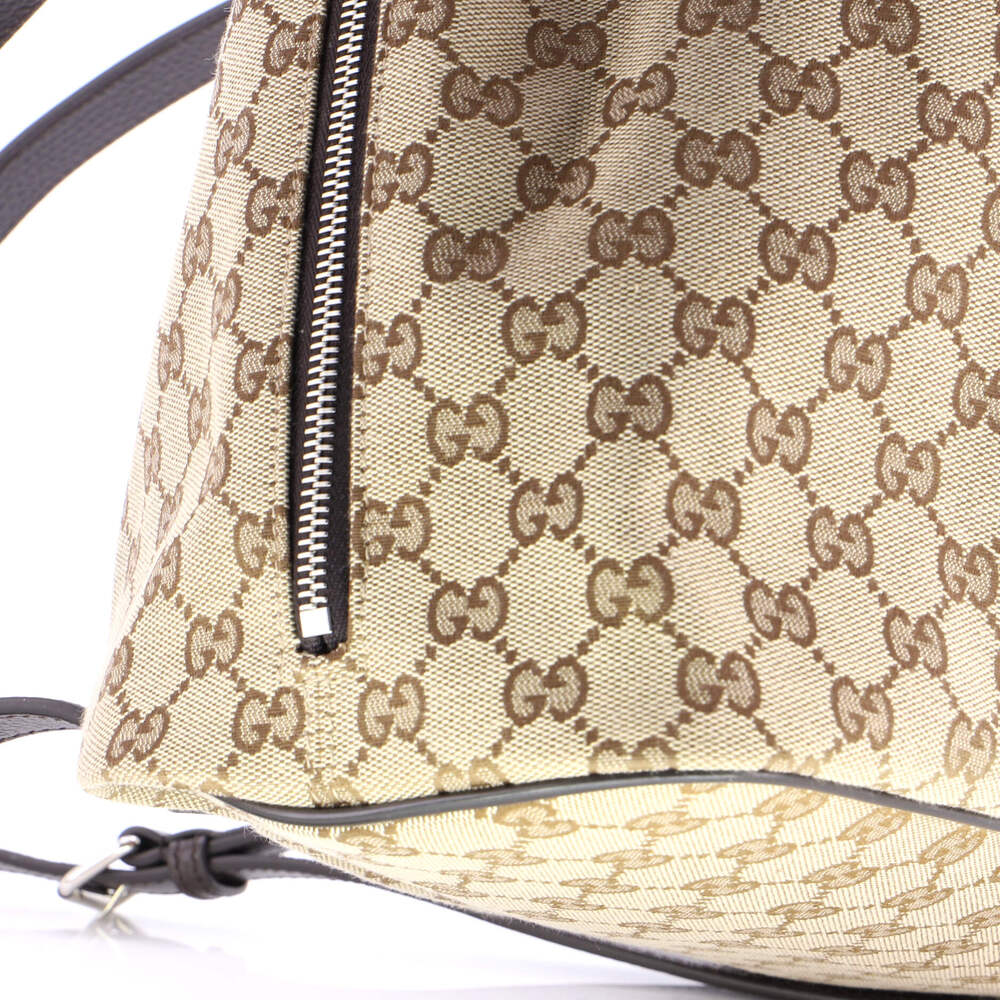 Gucci Drawstring Backpack Gg Canvas #249162G13B - Picture 7 of 8